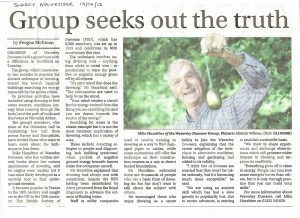 The Surrey Advertiser prints an article about Dowsing in Surrey